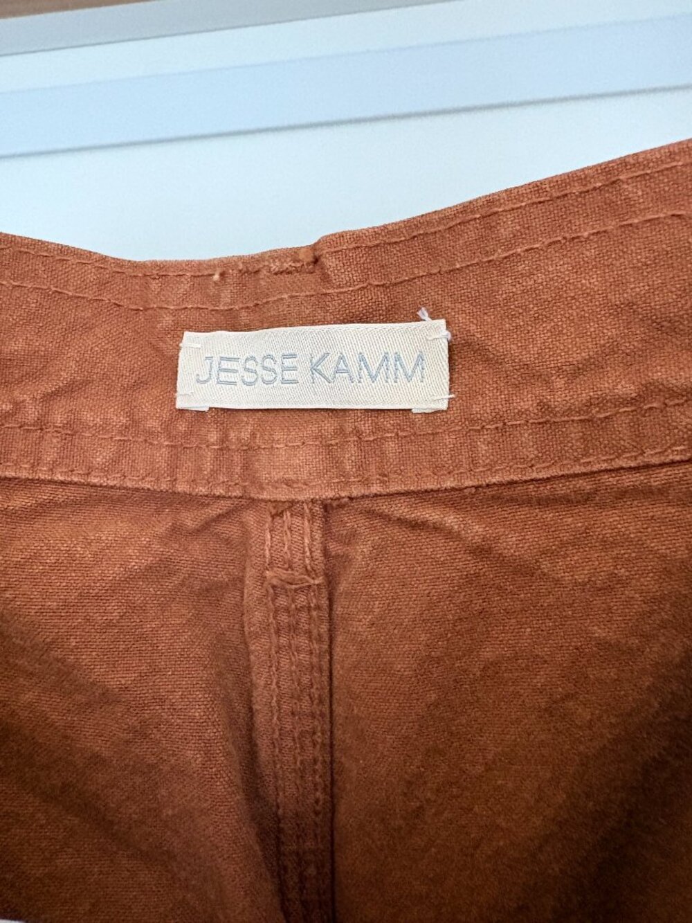 Jesse Kamm Pants — Wide-Leg Trousers, Tone 34, Size 10 - Picture 4 of 6